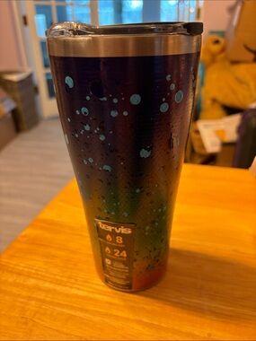 tervis Rainbow Gradient Stainless Tumbler with Teal Speckle